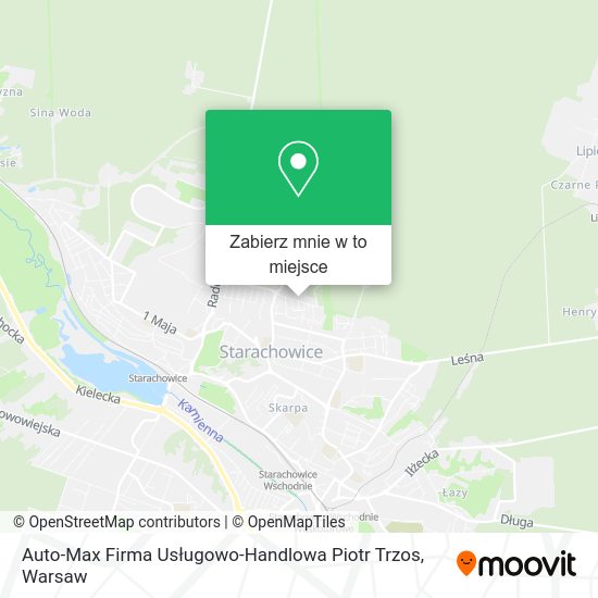 Mapa Auto-Max Firma Usługowo-Handlowa Piotr Trzos