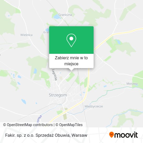 Mapa Fakir. sp. z o.o. Sprzedaż Obuwia