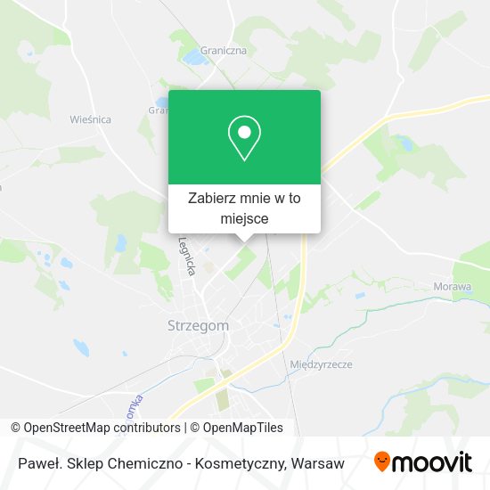 Mapa Paweł. Sklep Chemiczno - Kosmetyczny