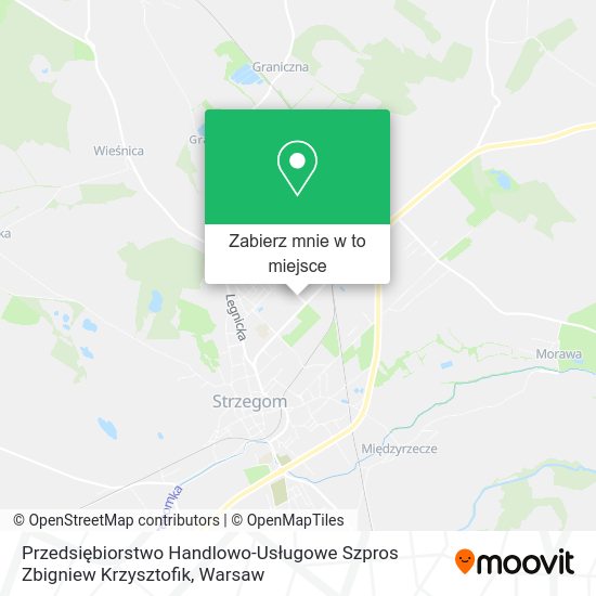 Mapa Przedsiębiorstwo Handlowo-Usługowe Szpros Zbigniew Krzysztofik