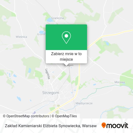 Mapa Zakład Kamieniarski Elżbieta Synowiecka