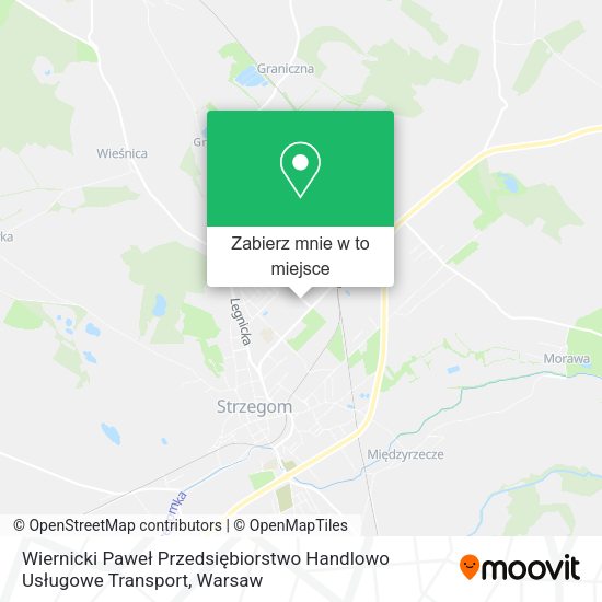 Mapa Wiernicki Paweł Przedsiębiorstwo Handlowo Usługowe Transport