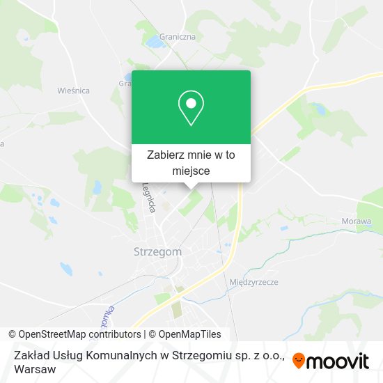 Mapa Zakład Usług Komunalnych w Strzegomiu sp. z o.o.