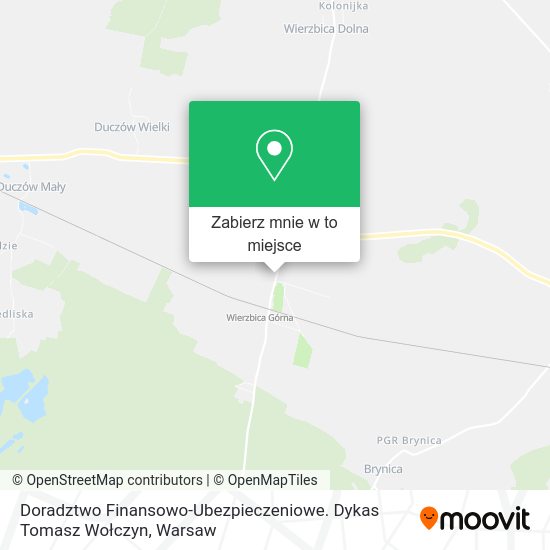 Mapa Doradztwo Finansowo-Ubezpieczeniowe. Dykas Tomasz Wołczyn