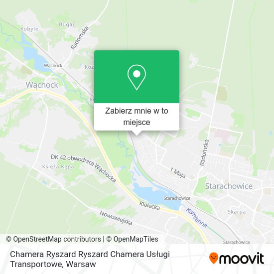 Mapa Chamera Ryszard Ryszard Chamera Usługi Transportowe