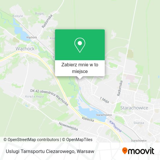 Mapa Uslugi Tarnsportu Ciezarowego