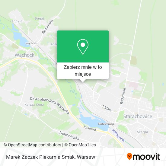 Mapa Marek Zaczek Piekarnia Smak