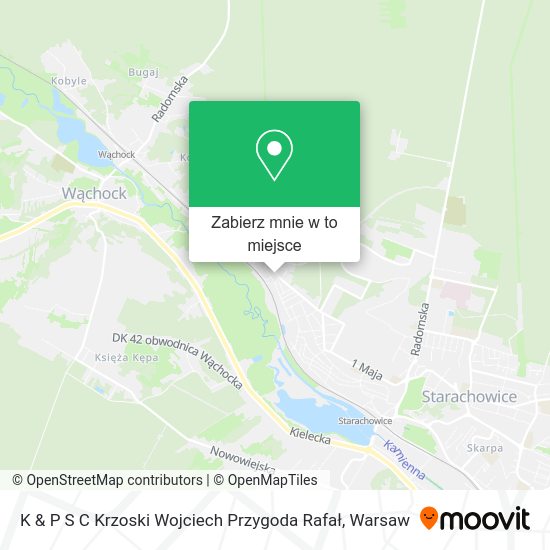 Mapa K & P S C Krzoski Wojciech Przygoda Rafał