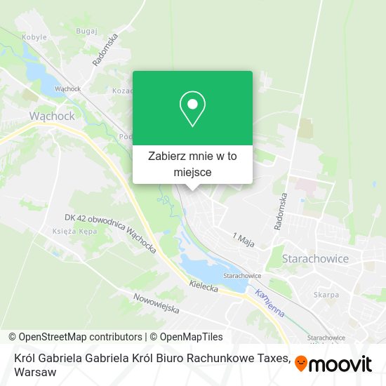 Mapa Król Gabriela Gabriela Król Biuro Rachunkowe Taxes