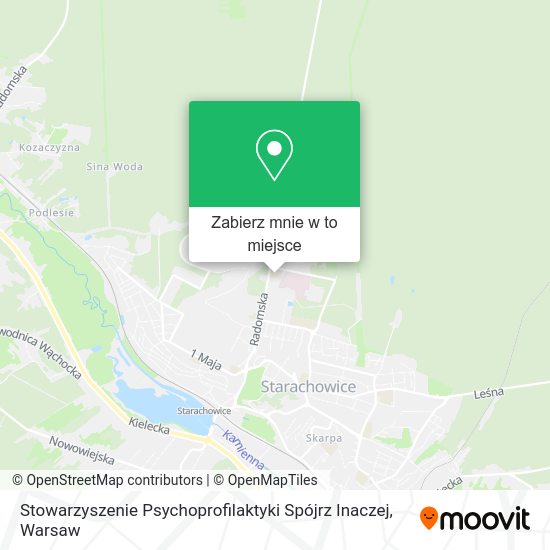 Mapa Stowarzyszenie Psychoprofilaktyki Spójrz Inaczej