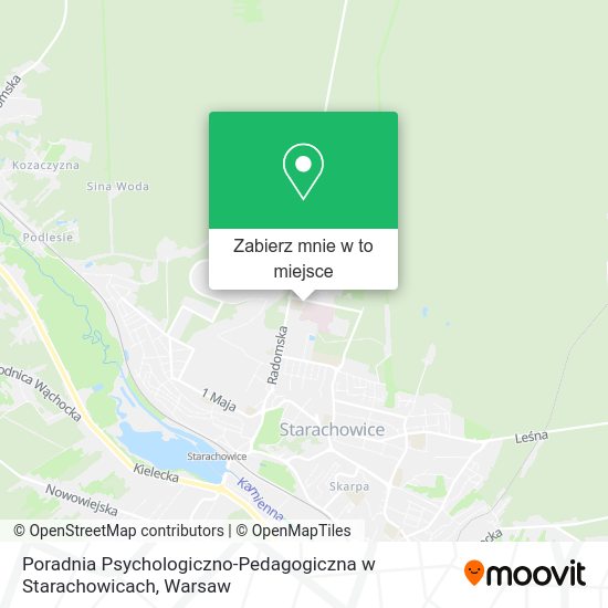 Mapa Poradnia Psychologiczno-Pedagogiczna w Starachowicach