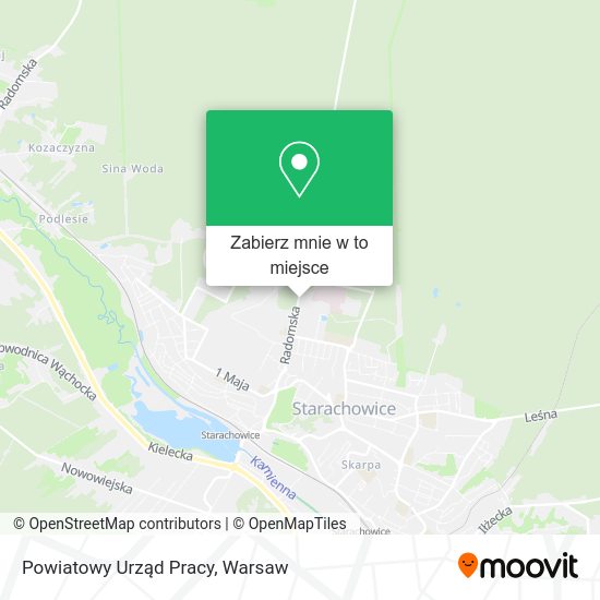 Mapa Powiatowy Urząd Pracy