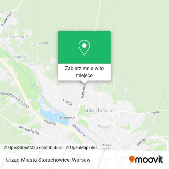 Mapa Urząd Miasta Starachowice