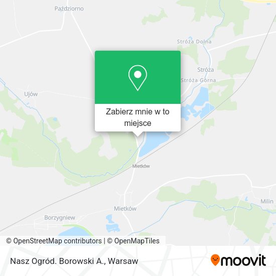 Mapa Nasz Ogród. Borowski A.