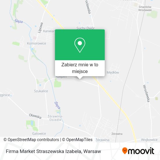 Mapa Firma Market Straszewska Izabela