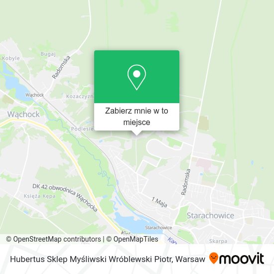 Mapa Hubertus Sklep Myśliwski Wróblewski Piotr