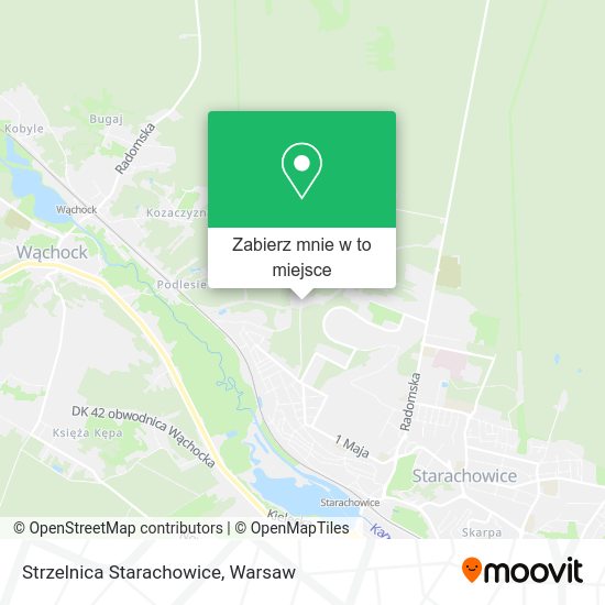 Mapa Strzelnica Starachowice