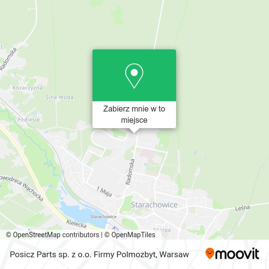 Mapa Posicz Parts sp. z o.o. Firmy Polmozbyt