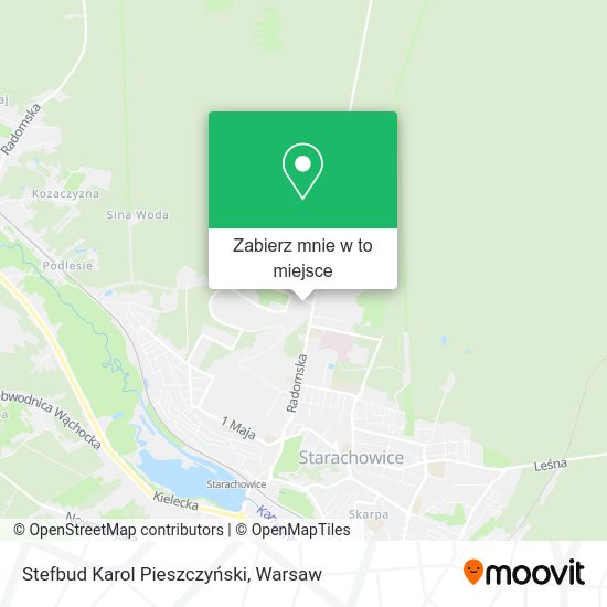 Mapa Stefbud Karol Pieszczyński