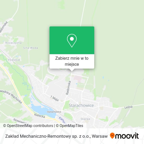 Mapa Zakład Mechaniczno-Remontowy sp. z o.o.