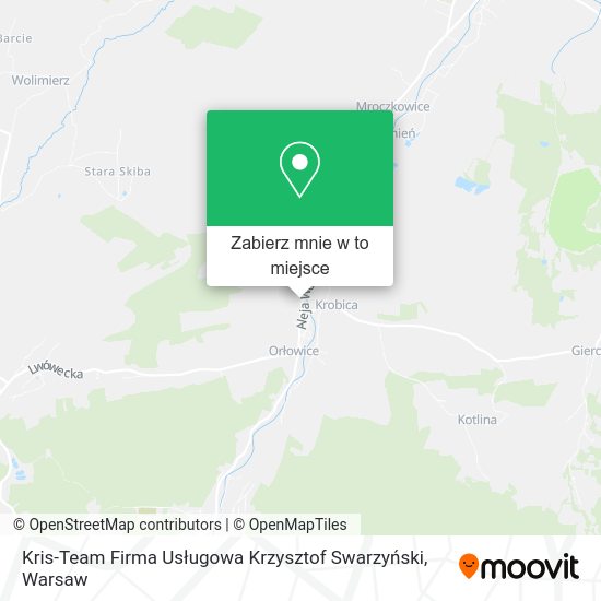 Mapa Kris-Team Firma Usługowa Krzysztof Swarzyński