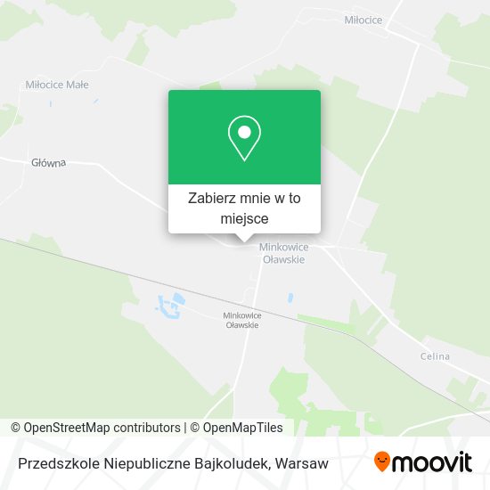 Mapa Przedszkole Niepubliczne Bajkoludek