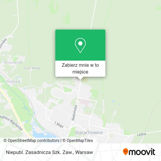 Mapa Niepubl. Zasadnicza Szk. Zaw.