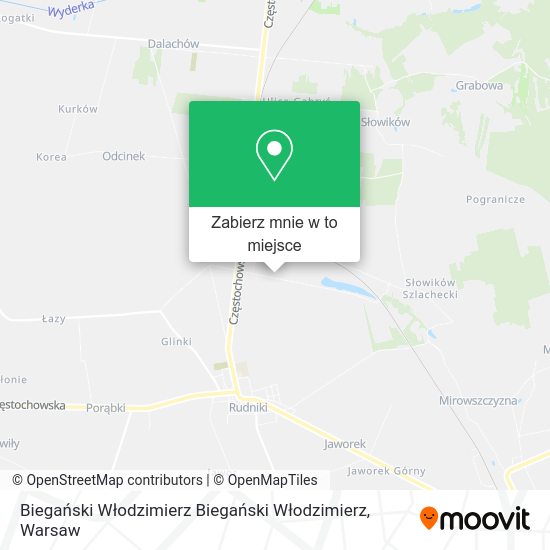 Mapa Biegański Włodzimierz Biegański Włodzimierz