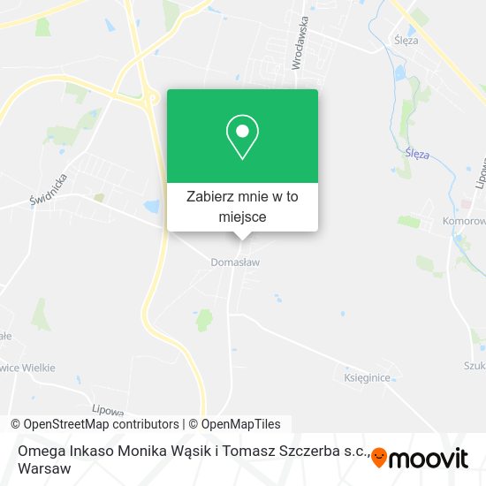 Mapa Omega Inkaso Monika Wąsik i Tomasz Szczerba s.c.