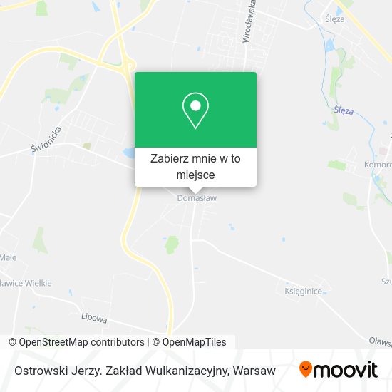 Mapa Ostrowski Jerzy. Zakład Wulkanizacyjny