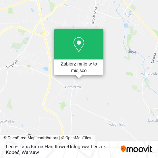 Mapa Lech-Trans Firma Handlowo-Usługowa Leszek Kopeć