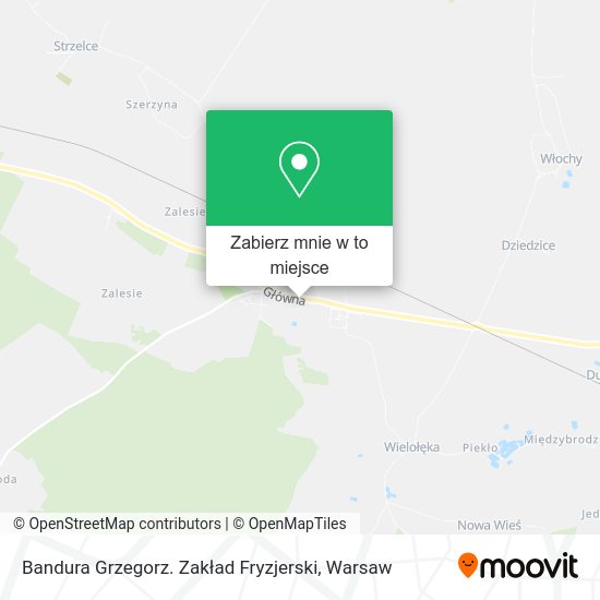 Mapa Bandura Grzegorz. Zakład Fryzjerski