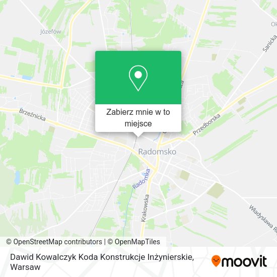 Mapa Dawid Kowalczyk Koda Konstrukcje Inżynierskie