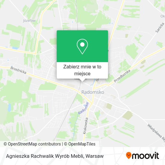 Mapa Agnieszka Rachwalik Wyrób Mebli