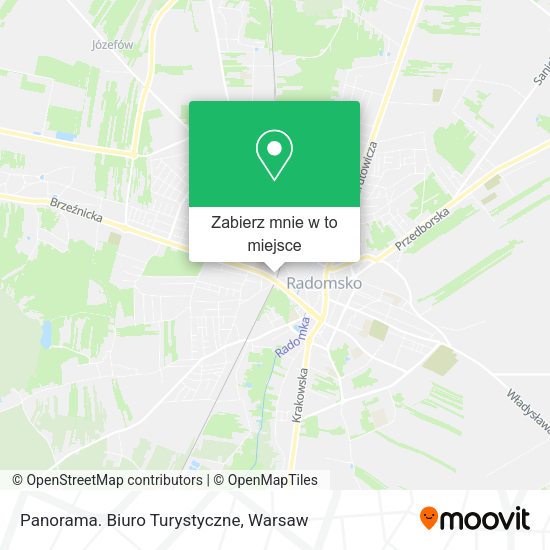 Mapa Panorama. Biuro Turystyczne