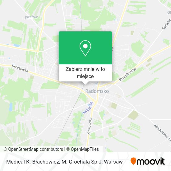 Mapa Medical K. Błachowicz, M. Grochala Sp.J