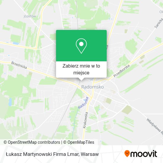 Mapa Łukasz Martynowski Firma Lmar