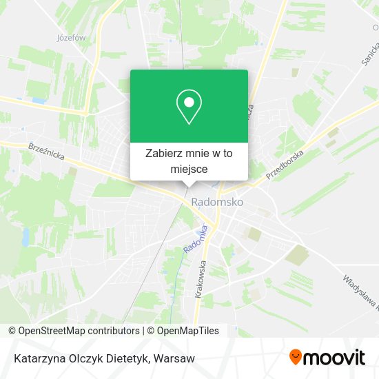 Mapa Katarzyna Olczyk Dietetyk