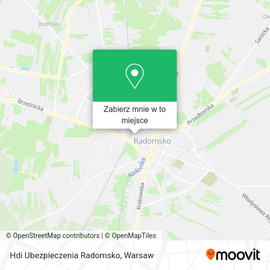 Mapa Hdi Ubezpieczenia Radomsko