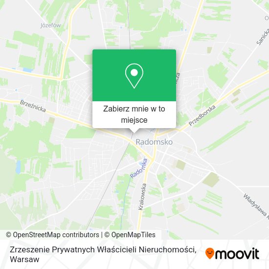 Mapa Zrzeszenie Prywatnych Właścicieli Nieruchomości