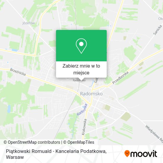 Mapa Piątkowski Romuald - Kancelaria Podatkowa