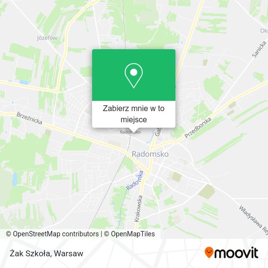 Mapa Żak Szkoła