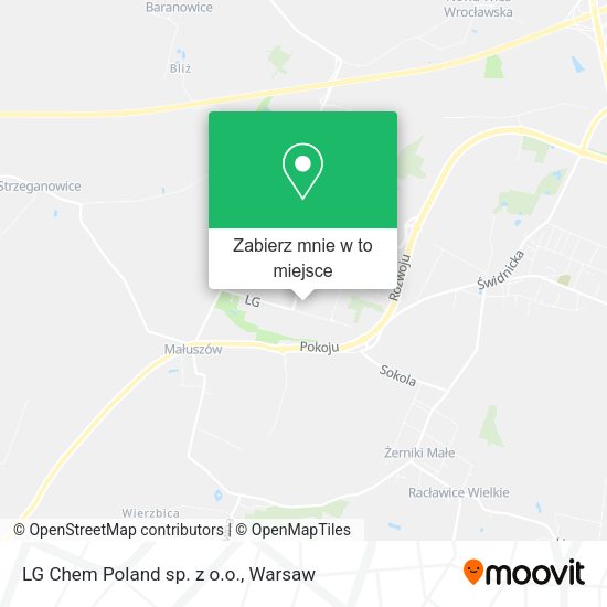 Mapa LG Chem Poland sp. z o.o.