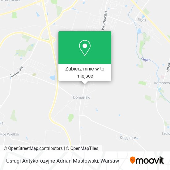 Mapa Usługi Antykorozyjne Adrian Masłowski