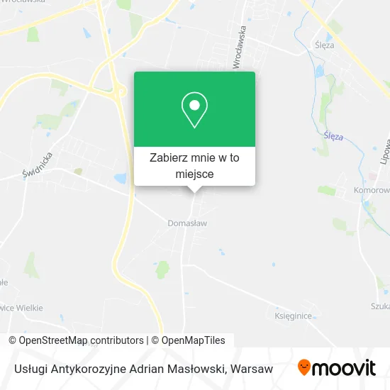 Mapa Usługi Antykorozyjne Adrian Masłowski