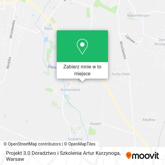 Mapa Projekt 3.0 Doradztwo i Szkolenia Artur Kurzynoga