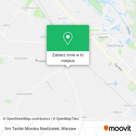 Mapa Itm Tester Monika Niedziałek