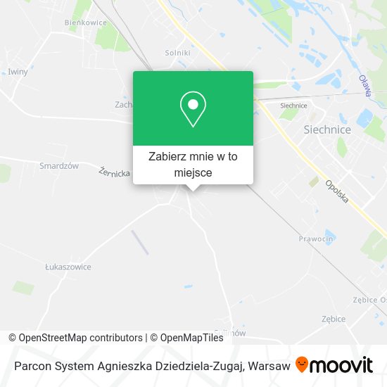 Mapa Parcon System Agnieszka Dziedziela-Zugaj