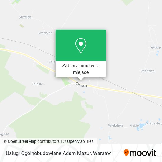 Mapa Usługi Ogólnobudowlane Adam Mazur