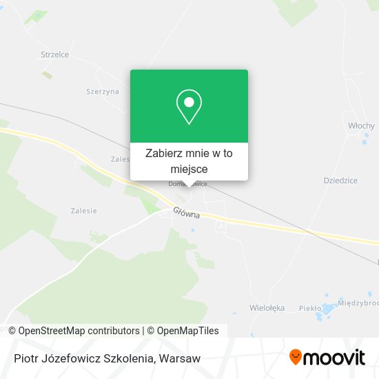 Mapa Piotr Józefowicz Szkolenia